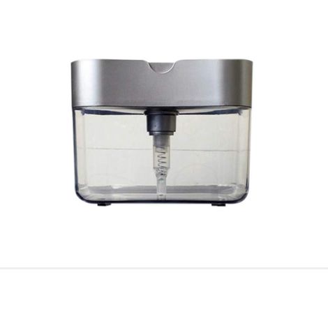 AGE 1 paquet de distributeur de savon créatif en plastique gris foncé brosse à vaisselle accessoires d'outils outils de nettoyage ménagers (1/4)