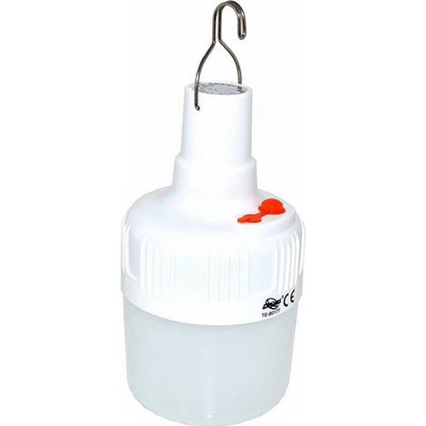 TrAdE Shop Traesio - Torcia Lanterna Portatile Led Da Campeggio Gancio Luce Bianca Emergenza Te-b0177 - (1/2)