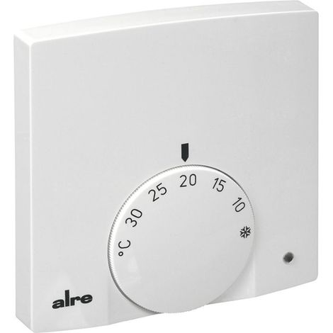 Régulateur de température ambiante, en saillie super-plat, blanc pur, RTBSB-201.034
