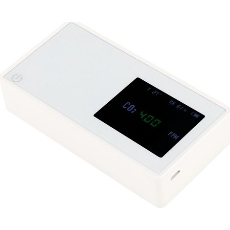 Détecteur de dioxyde de carbone USB numérique intelligent à induction infrarouge, testeur de CO2 pour la qualité de l'air domestique (1/5)