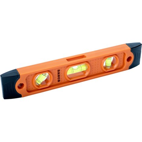 Bahco Torpedo-Wasserwaage, Kunststoff, magnetisch 228 mm