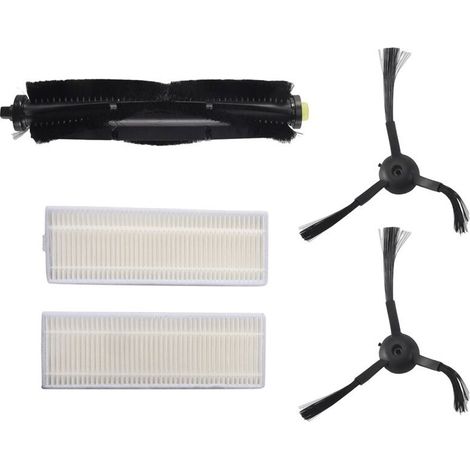 5 piezas rodillo cepillo filtro cepillo lateral repuestos para Qihoo 360 S10 X100 Max robot aspirador (1/4)