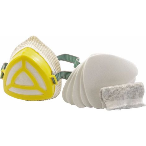 Draper Comfort Dust Mask with 5 Replaceable Filters – Respiratory Protection Set (1/2)