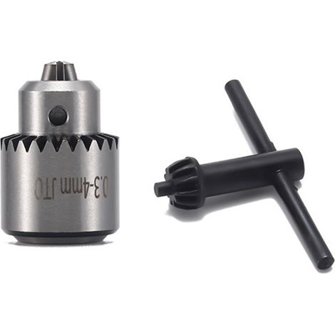 Mandrin de 4 mm + clé + broche en cuivre de 3,17 mm pour meuleuse électrique, mini-mandrin de perceuse, jeu de mandrins pour perceuse électrique, mandrin de précision (1/5)