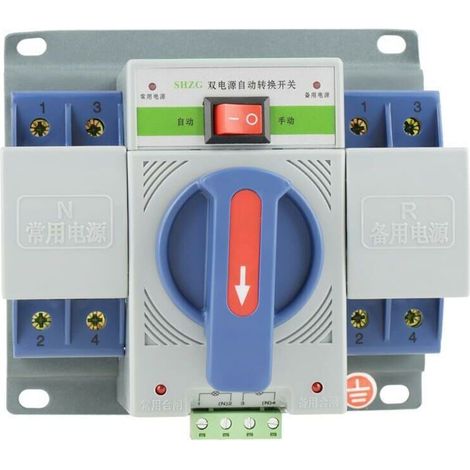 1pc 220V 63A 2P Mini commutateur de transfert automatique double puissance T (1/4)