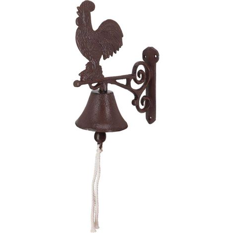 Cloche de jardin en fonte Coq