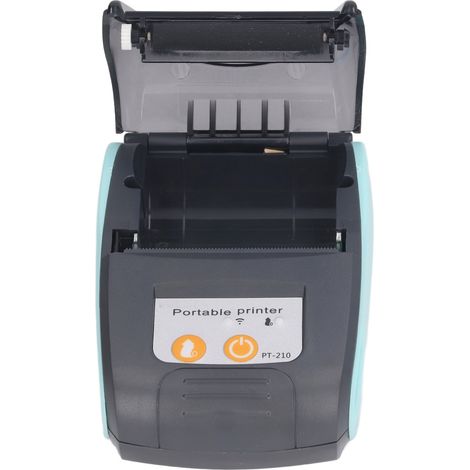 Imprimante thermique Bluetooth, imprimante d'étiquettes 58 mm, imprimante de poche, prise standard américaine, 100-240 V, convient à une utilisation à domicile et en entrepôt. (1/5)