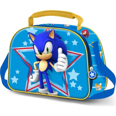 Bolsa portameriendas 3D Star Sonic the Hedgehog