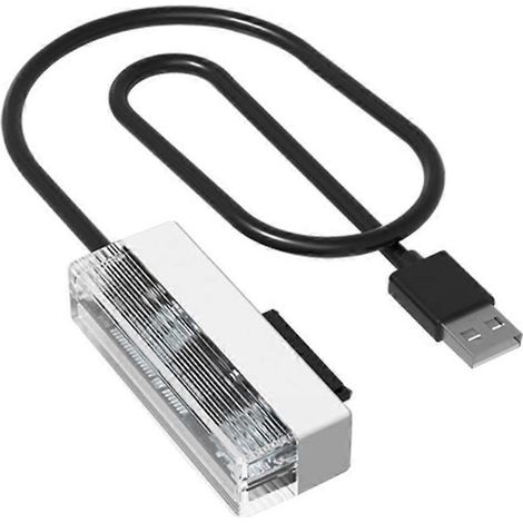 Adaptateur USB mini-SATS 7P+6P SATA vers USB 2.0, câble de connexion mince pour disque dur (1/5)