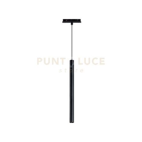 SOSPENSIONE TUBO/GRANDE PER BINARIO MAGNETICO NERO LED 3000K 468LM 6W