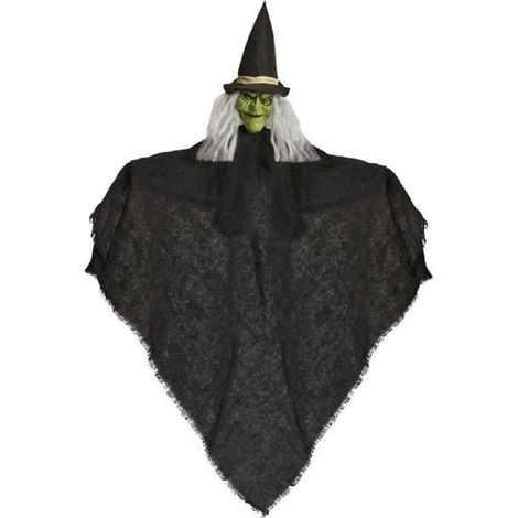Décoration à Suspendre - WIDMANN - Sorcière Ténébreuse - Taille Unique - Noir - Multicolore (1/2)