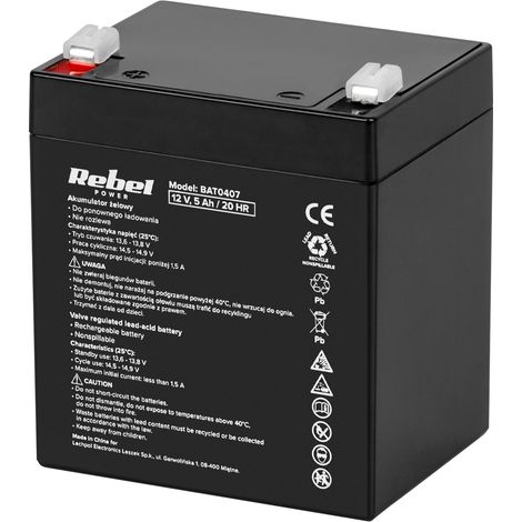 Batterie gel Rebel 12V 5Ah