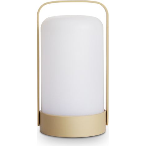 Paco Home Stehlampe In- und Outdoor Tischlampe Akku Garten Terasse Aufladbar RGB Gelb, Tischleuchte 5 (Akku)