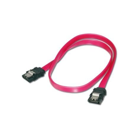 DIGITUS SATA Anschlussk. L-Typ Bu/Bu 0,5m SATAII/III gerade Polybeutel (AK-400102-005-R) (1/4)
