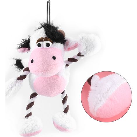 Peluche douce pour le nettoyage des dents, protection et mastication, jouet interactif pour chiens et vaches. (1/5)