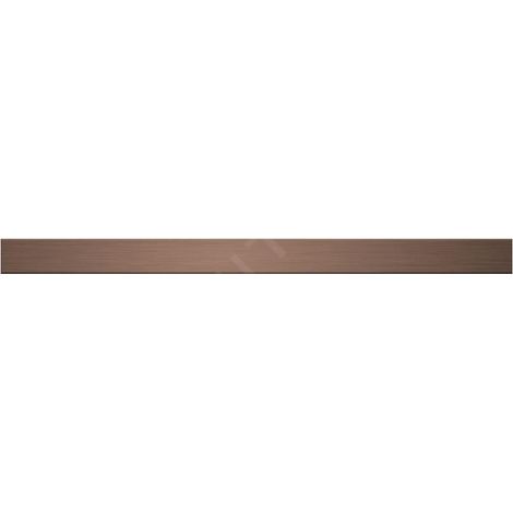 I-Drain DZIGNSTONE - Grille de conception pour les baignoires Solid Linear, longueur 79 cm, cuivre DP.GS.K.0792 (1/2)