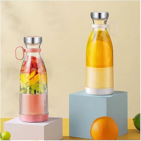 Extracteur de jus électrique portable, mixeur, mini mixeur à fruits USB, rechargeable, extracteur de jus multifonctionnel (1/4)