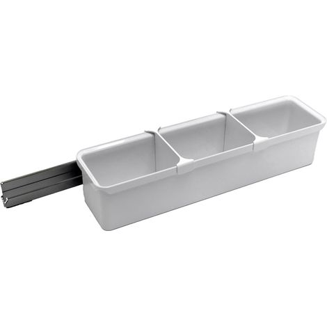 Rangement youboxx 3 pour tandem side - Décor : Blanc - KESSEBOHMER