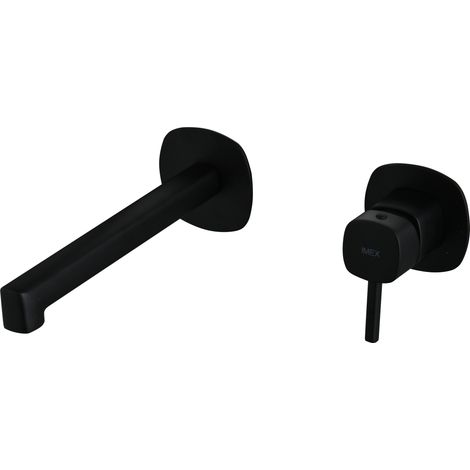 Miscelatore lavabo incasso Toscana finitura nero opaco [ IMEX® ]