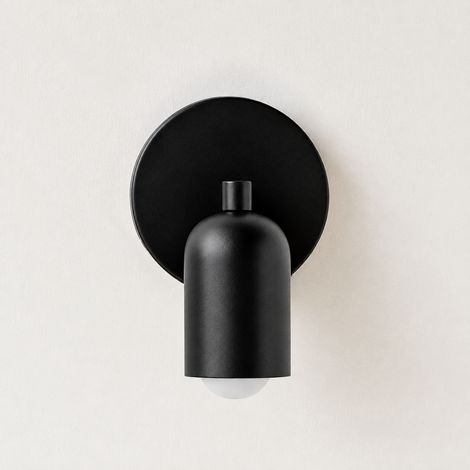 Applique murale vintage en fer forgé noir, abat-jour verre et lumière chaude, 13 × 13 × 15 cm, 450 g – Livraison gratuite