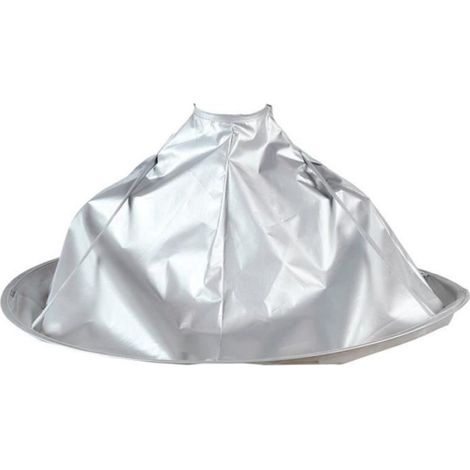 Cape De Coupe Cheveux - Nylon Imperméable - Pour Barbier Et Salon De Coiffure - Diamètre 60 Cm - Plie Environ 30 Cm - 1 Pièce (1/4)