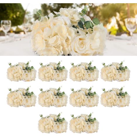 10 künstliche Simulation Stereo Blumenkugel, Hochzeit Blumenkugel Mittelstück, Tisch, Hochzeitskleid, Hintergrunddekoration, 40  20cm