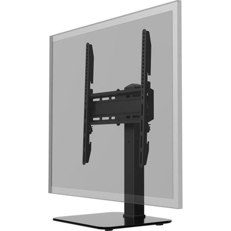 goobay Soporte TV 32-55 Pulgadas Giratorio 35 Grados Regulable en Altura Compatible VESA hasta 40 kg Base de Cristal - 58524 (1/4)