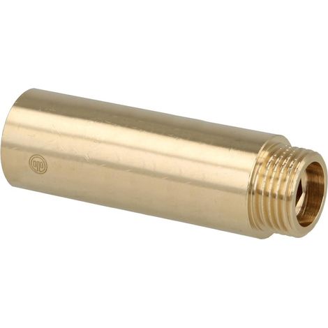 Rallonge de robinet 1/2'' x 100 mm laiton blanc