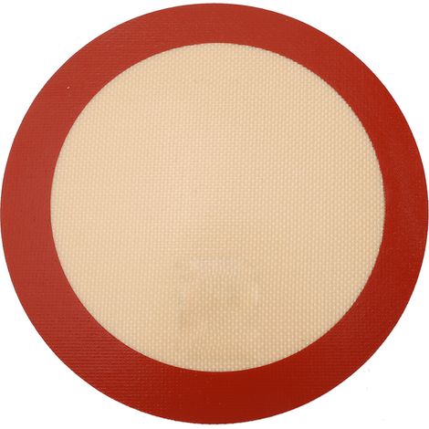 Tapete de silicona de 9 pulgadas para cocinar, parrilla y estufa, resistente al calor y antiadherente. (1/5)