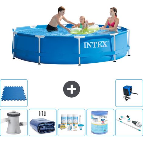 Intex Piscine Tubulaire Ronde - 305x76 cm - 8-pièces S41710 (1/5)
