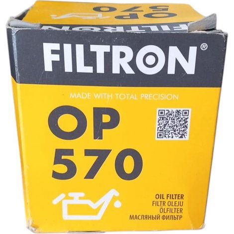 Filtro olio motore marca filtron codice filtro op 570