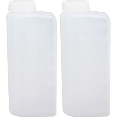 2 pièces 600ML 2 temps huile essence carburant mélange bouteille professionnel huile mélange bouteille conteneur pour trononneuse Machine à repasser (1/5)
