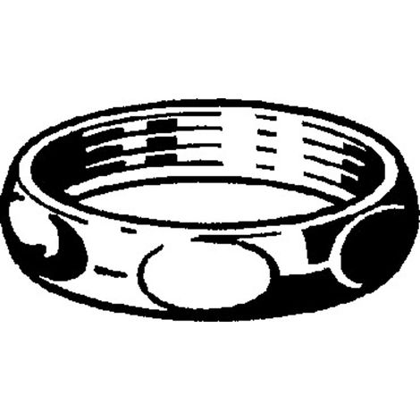 Überwurfmutter 1325.1-654 in G2 Messing