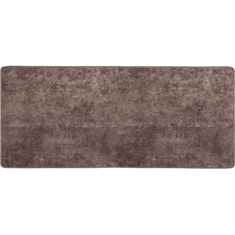 vidaXL Rug Runner MARSA Grey 50 x 100 cm Polyester and PVC