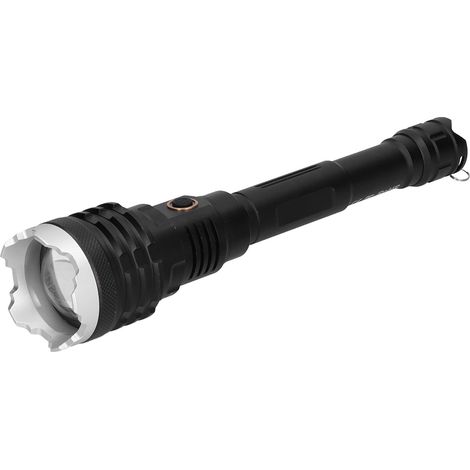 Leistungsstarke LED-Taschenlampe mit 5-stufigem Zoom für Notfälle im Freien, USB-Ladefunktion (1/5)