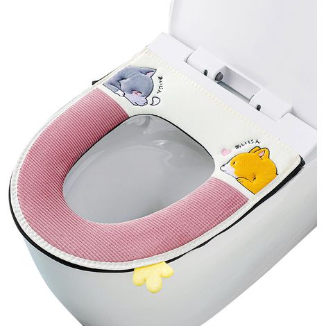 Coussin Pour Siège De Toilette - Épais - Fermeture Éclair - Poignée Intégrée - Pour Tous Types De Toilettes - 1 Pièce (1/5)