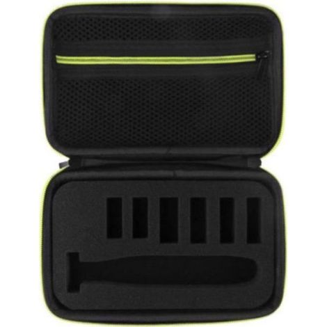 Aufbewahrungsbox für Rasierer – EVA – 18,2 x 10,7 x 5,7 cm – Schwarz – Kompatibel mit Philips OneBlade – 1 Stück (1/5)