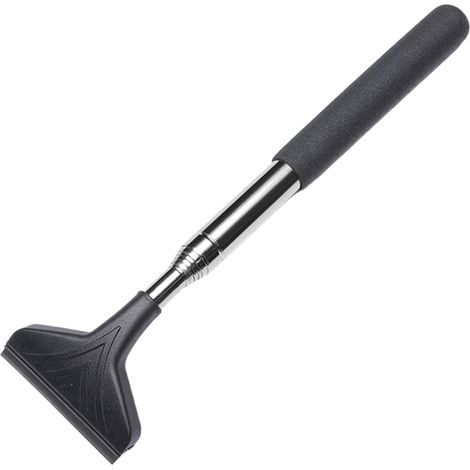 Grattoir à vitres portable avec long manche télescopique pour miroirs, grattoir pour portières de voiture  pour voitures, douches, véhicules, portes de salle de bain