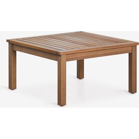 SKLUM Gartencouchtisch quadratisch 65x65 cm aus Akazienholz Branson              Akazie Braun                     