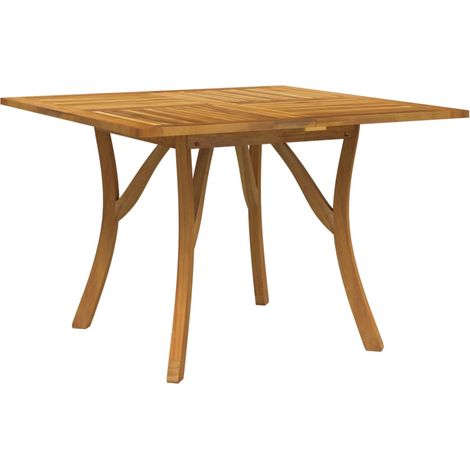 vidaXL Gartentisch 110x110x75 cm aus solidem Akazienholz