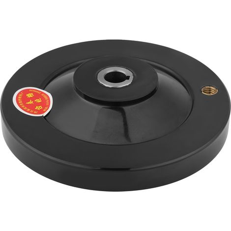 1 pièce de volant arrière ondulé noir pour tour et fraiseuse avec poignée rotative (12 x 125 mm) (1/5)
