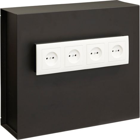 Arregui – Coffre-fort invisible à emmurer 23000WS2 – 4 prises – Acier 1mm – Dimensions 35 x 40 x 13 cm – Ouverture à clé – Installation facile