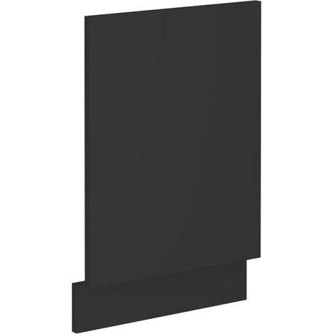 Frontblende für integrierten Geschirrspüler 45 cm Küche SIENA Schwarz (1/4)