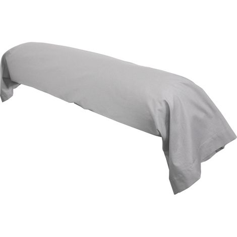 Taie de traversin uni coton ALTO 140x43 cm