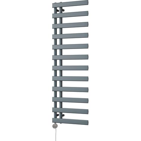Agar - Anthracite Electric Towel Rail H1564mm x W500mm 600w Thermostatic (1/3)