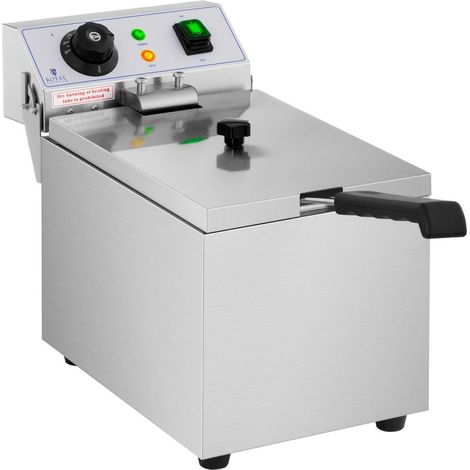 Friggitrice elettrica professionale da ristorante 8 litri 230 volt 140001796