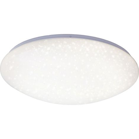 LED Deckenleuchte mit Sternendekor Deckenlampe 24W Ø 49cm Weiß Briloner