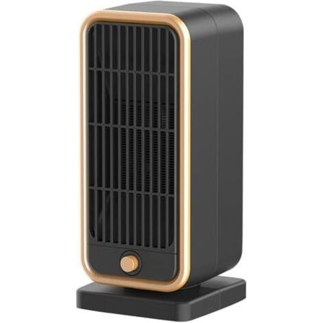 Mini radiateur céramique avec protection contre la surchauffe, thermostat, radiateur électrique d'énergie 500 W, intérieur (1/5)
