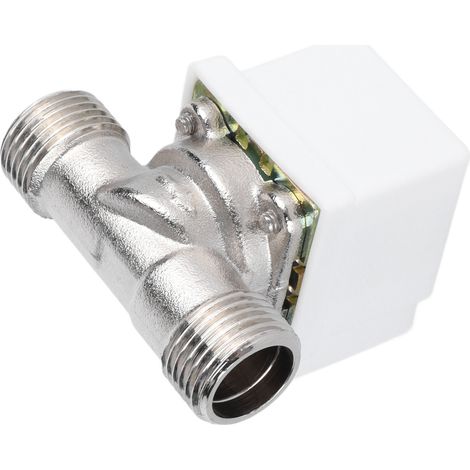 Électrovanne normalement fermée 1/2" filetage mâle, vanne électrique 24V DC pour eau