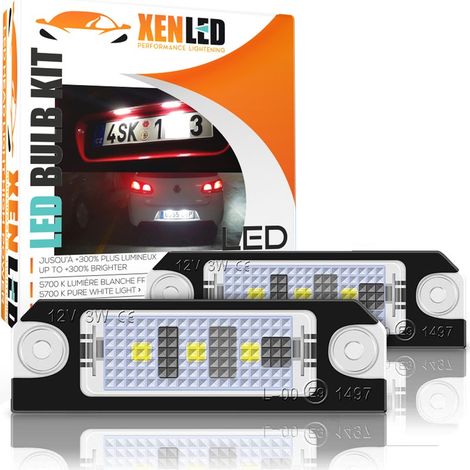 Pack modules LED plaque arrière VW GOLF 4/5/6/7 Scirocco Octavia Leon 2 - 3 LED SMD (1/5)